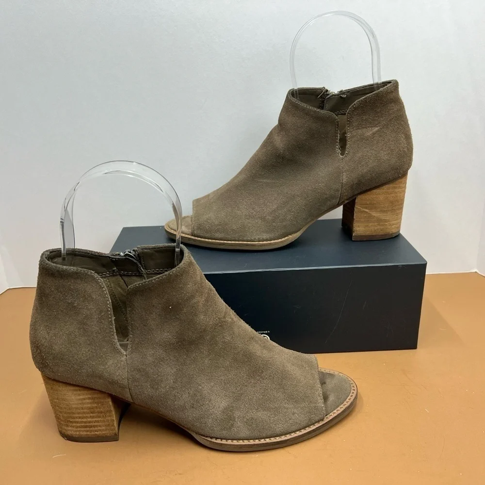 Blond Boots brown Suede Leather size 9